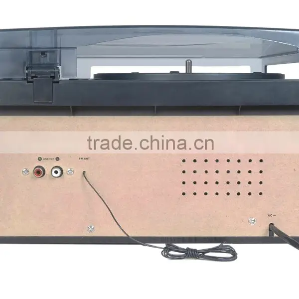 Classical Turntable With AM FM Radio CD Cassette/ USB Recorder & MP3 Player photo-4