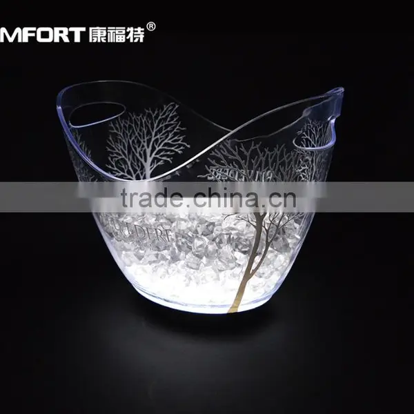 Led Lighting Belvedere Vodka Bottle Ice Bucket Factory Price photo-3
