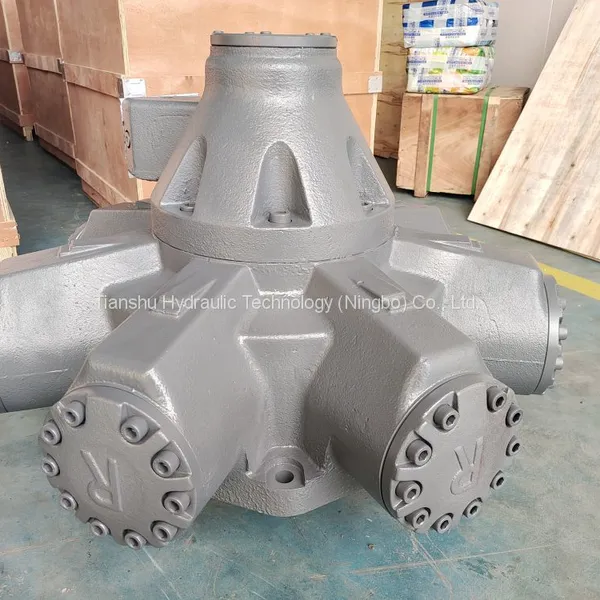 Two Speed Dual Displacement Staffa Radial Piston Hydraulic Motor Hmc080 for Ship Coal Mining Use. photo-4