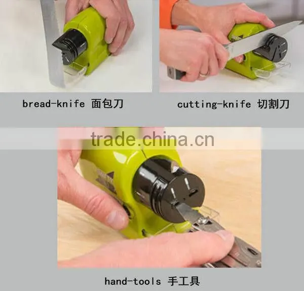 As Seen On Tv Brand New Arrivel Cordless Electric Knife Sharpener Swifty Sharp for Kitchen,portable Knife Sharpener Stone photo-3