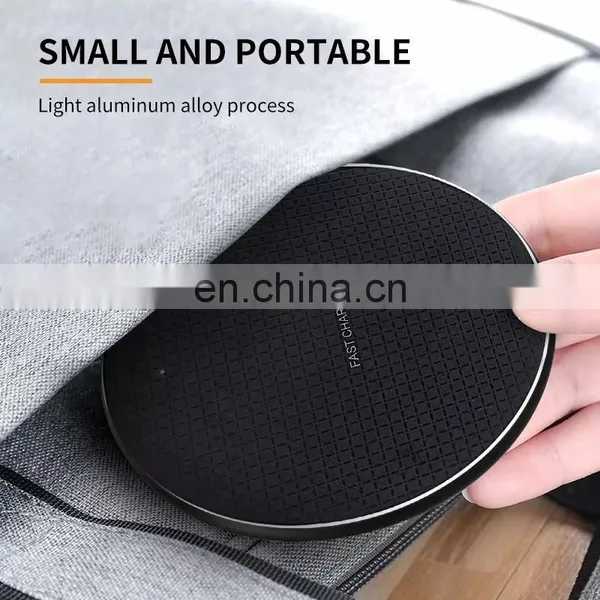 K8 Qi Wireless Charger 10W Alloy Magic Fast Charging Low Temperature Universal Wireless Fast Charger For Iphone Android Phone photo-4