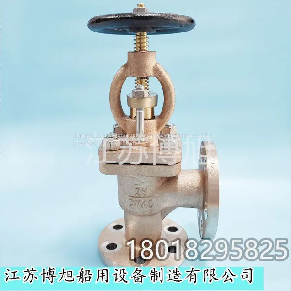 GB/T588-2008 Model B/BS Flanged Bronze Globe Check Valve/Right Angle Bronze Brass Check Valve