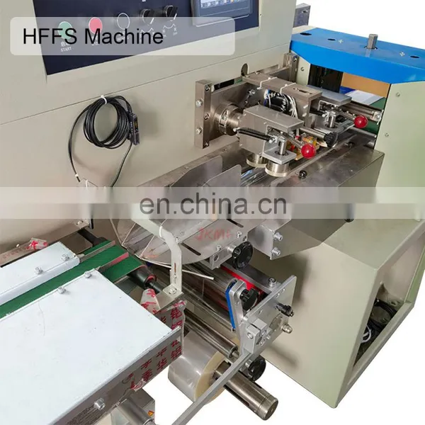 JKMF Servo Motor Corn Tortilla Pillow Packing Machine Flour Tortilla Flow Wrapping Machine photo-4