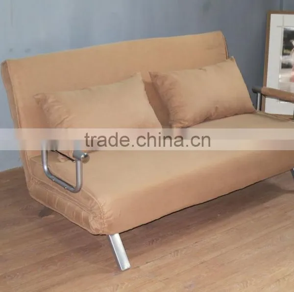 Modern Appearance Cheap Two Seats Fabric Material Living Room Sofa Bed photo-5