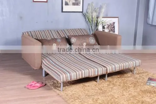 Home Metal Frame Double Bed Sofa Bed Furniture photo-3