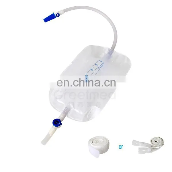 Adult Leg Bag Urine Collection 1000ml 750ml 500ml Disposable Drainage Leg Bag Urine Bag