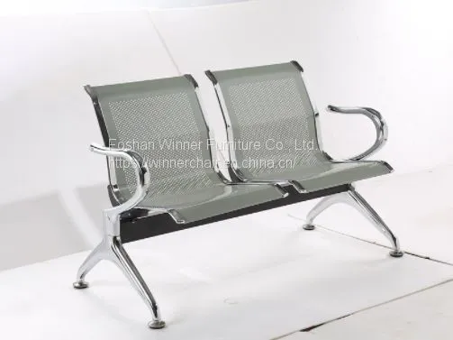 3 Seat Steel Hospital Bank Station Waiting Chairs W9604 photo-2