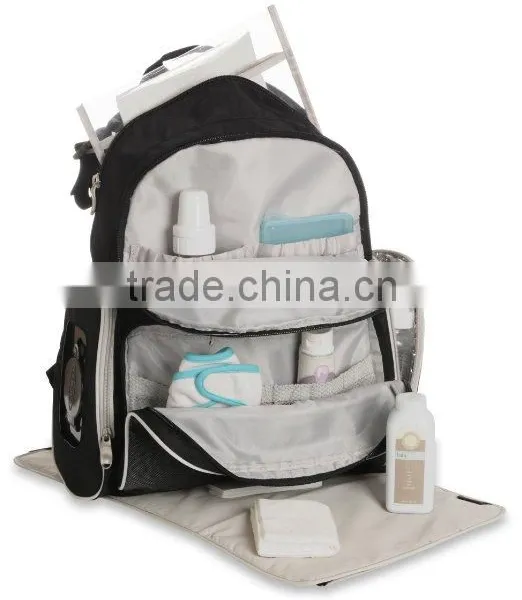 Wholesale Price Polyester Material Diaper Bag Backpack photo-3