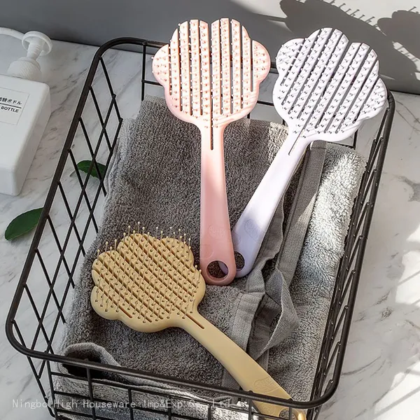 NEW Cat Paw Hair Brush Cute Animal Shape Hairbrush Scalp Massage Comb photo-4