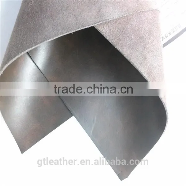 Pull up Waxy Cow Leather for Luggage Bag Leather photo-3