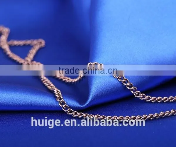 2015 China Supplier Gold Jewellery Long Fashion Chain & Coffee Gold Plated Link Chain photo-4