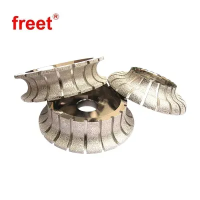 140mm/30mm Vacuum Brazed Diamond Profiling Grinding Wheel Granite Edge Shaping Polishing Tools photo-2