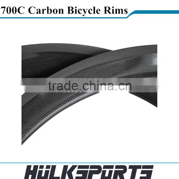 Chinese Cheap 700C 25mm Wide Carbon Tubular Wheels of 50mm Carbon Road Bike Tubular Wheel photo-4