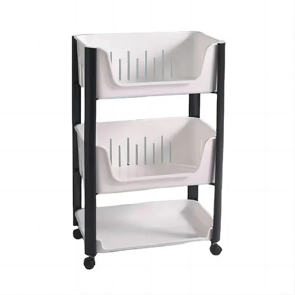 China Custom Plastic Injection Molding Home Kitchen Bathroom Multi Tiers Storage Rack Shelf Mould photo-3