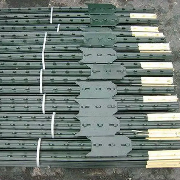 Durable Black Y-Shape Steel Fence Post for Cattle and Farm Fencing photo-3