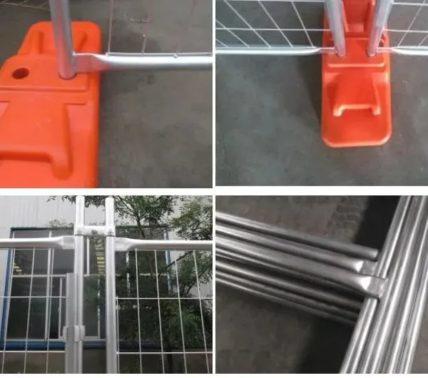Low Price Powder Coated Galvanized Construction Site Temporary Fence Portable Temporary Fence Panel Australia photo-3