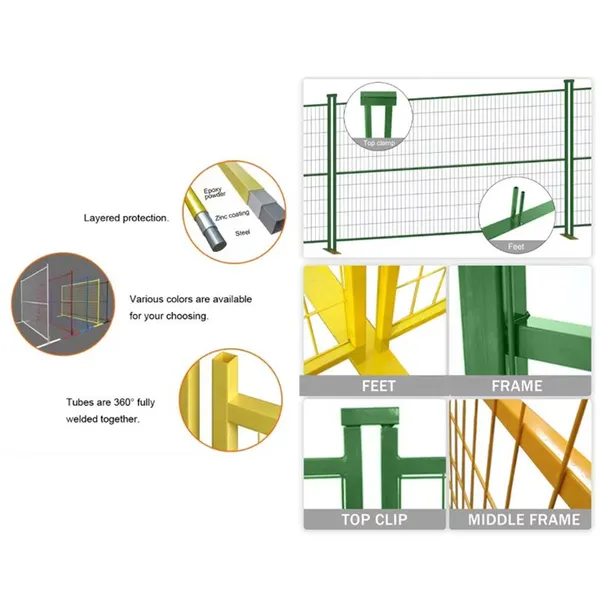 Canada Construction Temporary Fence Welded Wire Mesh Panel photo-4