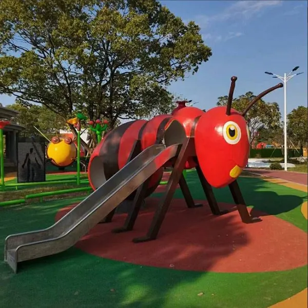 Customizable Non - Standard Large - Scale Stainless - Steel Outdoor Unpowered Slide and Climbing Combination for Children, Outdoor Slide Manufacturer photo-3
