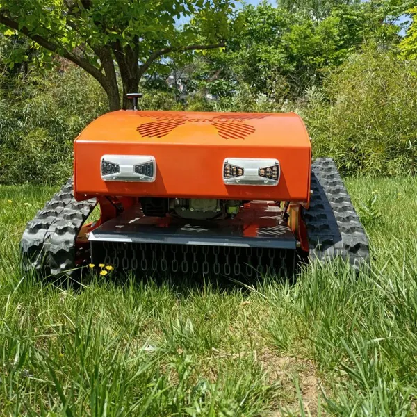 Gasoline Engine Adjustable Mowing Height Electric Motor Driven RC Robot Brush Cutter photo-6