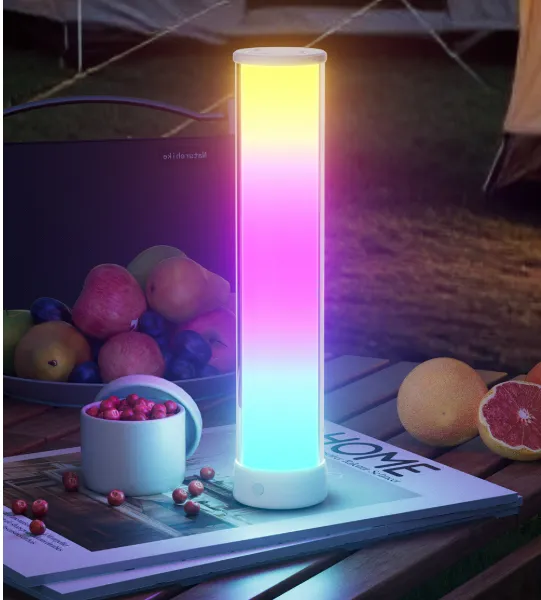 Intelligent Bluetooth Dimming Color Atmosphere Light， Rechargeable Bedside Lamp ，Bedroom Decoration Small Night Light， Remote Control Light photo-5