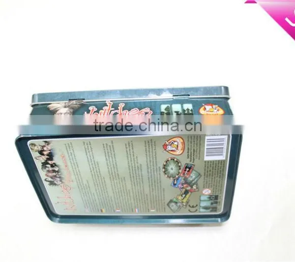 Rectangular Hinged Tin Box Sale photo-3