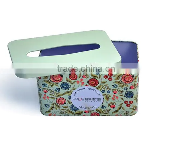 Napkin Tin Boxes,tin Box With Window,favorable Rectangular Soap Tin photo-2