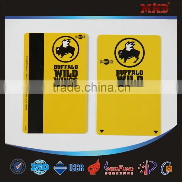 MDC811 New Avaival Silver Hico Blank Magnetic Stripe Smart Card With SLE4428 photo-4