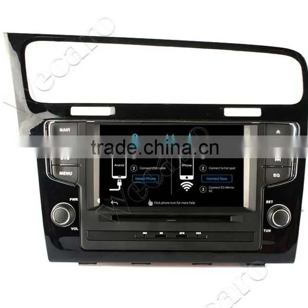 Wecaro 7" WC-7003 Android 4.4.4 Car Dvd Player Quad Core for vw Golf 7 Dvd Player Gps Audio System Mirror Link 2013 2014 2015 photo-3