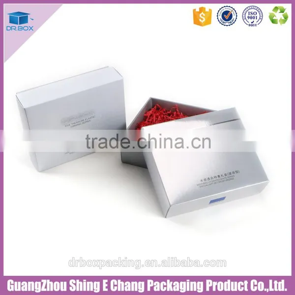 Silver White Printing Paper Cosmetics Box,cosmetic Packaging Box photo-2