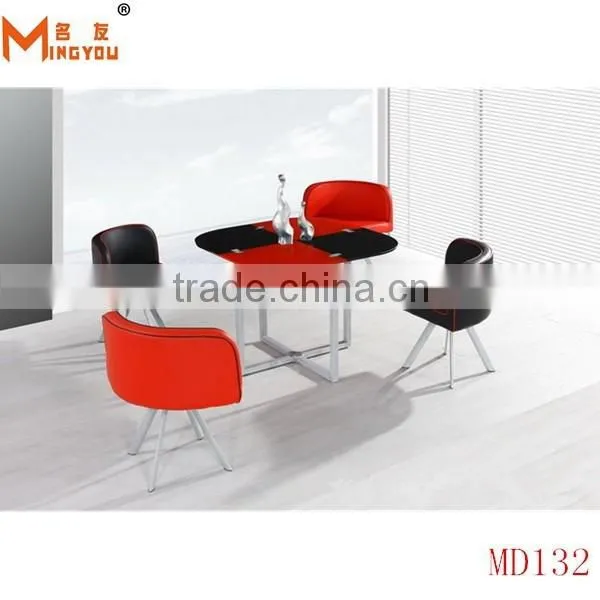 Modern glass dining table set in Dining Room Sets