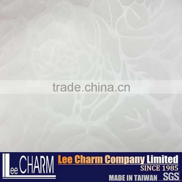 Rose Print Printed Dubai Flock Printing Embossed Fabric photo-2
