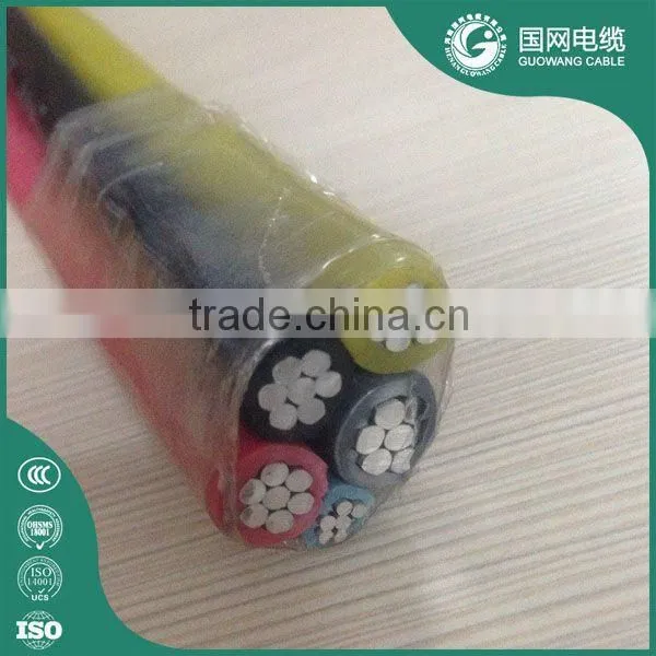 Power Transmission Line Abc Cable Xlpe Insulated 0.6/1kv With ce Ccc Certificate photo-2