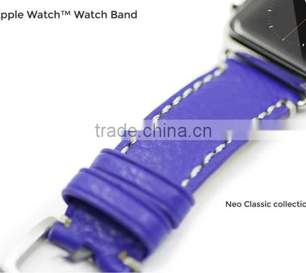 Original Kajsa Neo Classic Collection Genuine Leather Watch Band Wrist Strap For 42MM Apple Watch MT-3967 photo-4