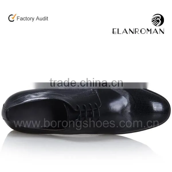 Fashion New Arrived Leather Black Dress Shoes Men photo-5