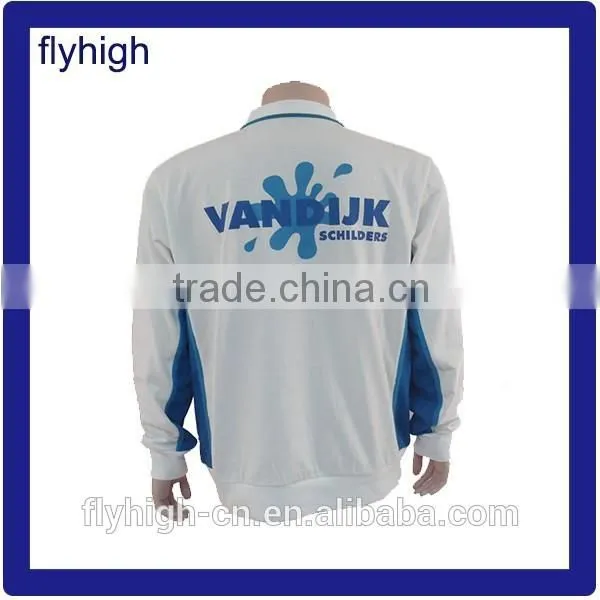 Custom Made Cotton Polyester Long Sleeve Polo Shirts photo-2