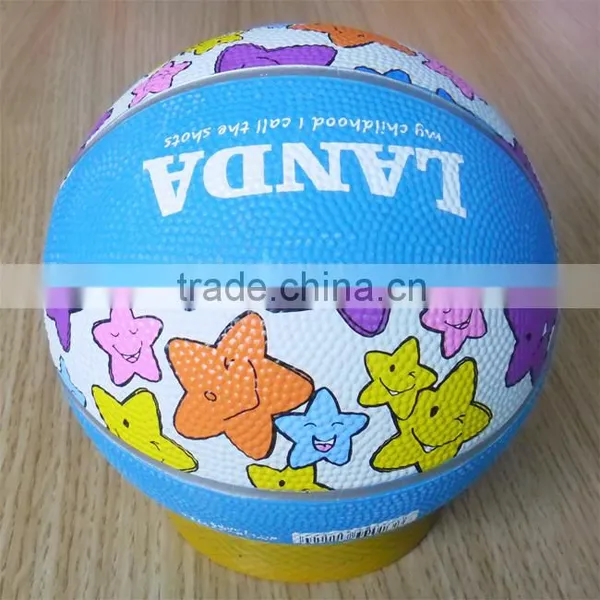Size 2 Custom Logo Printed Mini Basketball for Kids,6 Inch Promotional Mini Basketball photo-6