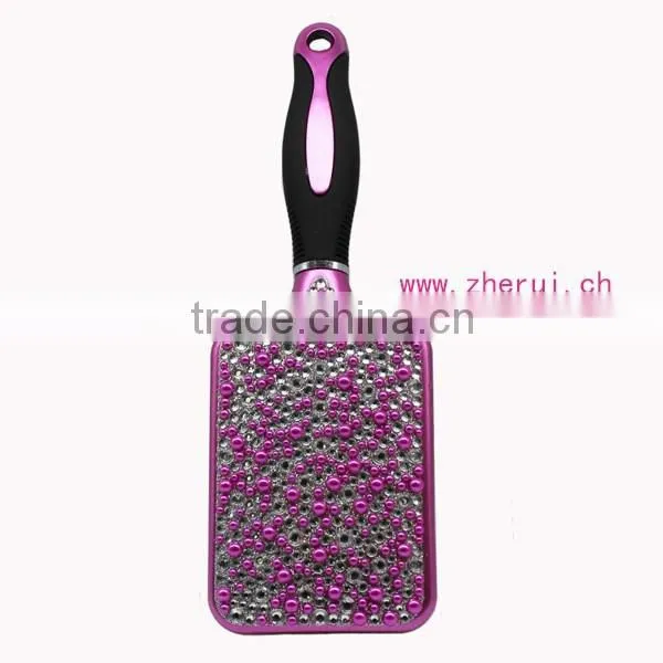 Bling Rhinestone Diamond Paddle Hair Brush