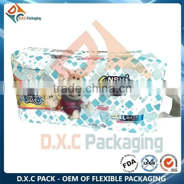 Custom Laminated Pouch Baby Diaper Bag Free Sample photo-2