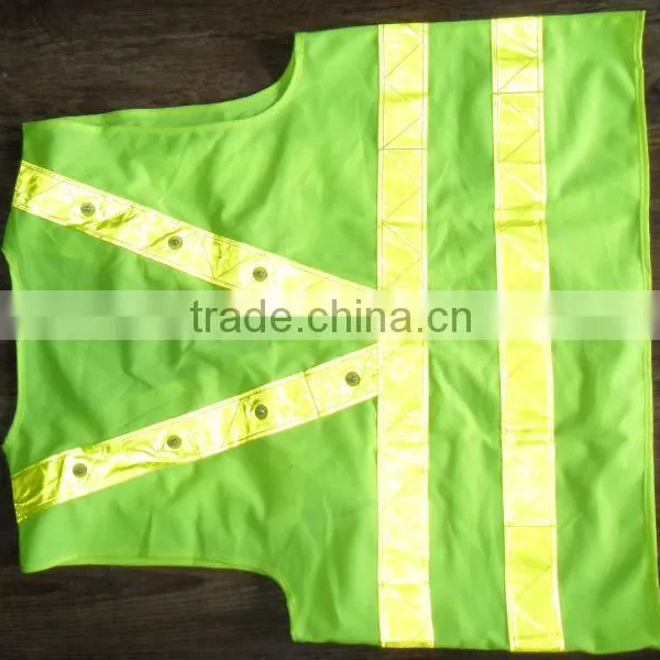 China Wholesale Cheap Led Yellow Safety Vest With Pockets photo-4