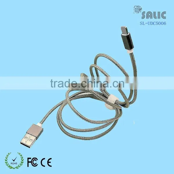 Aluminium Alloy Braided Nylon Braided Protected Cable for Micro Usb photo-5
