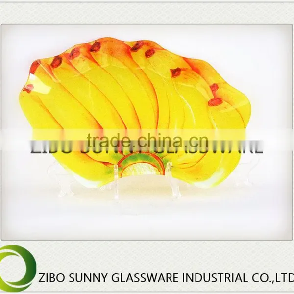 Banana Fruit Series of Glass Plate Are Happy photo-6
