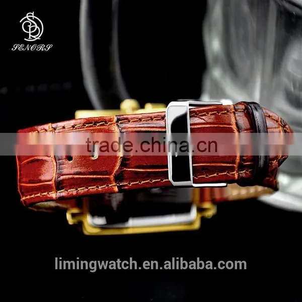 New Products Men Wrist Watch Wholesale China Watch Thin Quartz Stainless Steel Back Watch photo-3