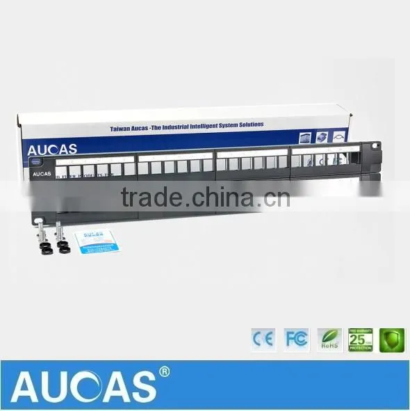 2U 48 Port Metal UTP Network Blank Patch Panel photo-6