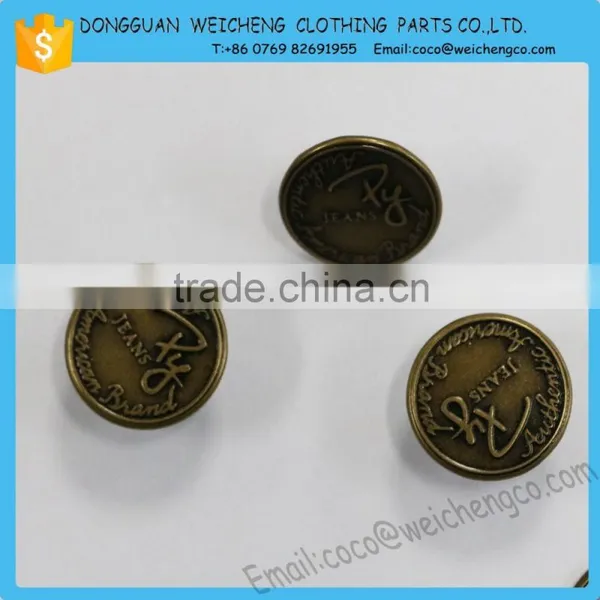Metal Jean Jacket Buttons With Custom Logo photo-3