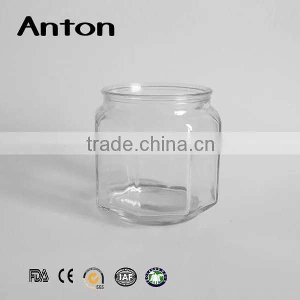 400ml Glass Storage Jar Glass Bottle With Airtight Cork Top for Food photo-5