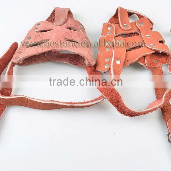 Pure Leather Pet Dog Toe Clip Mask photo-5