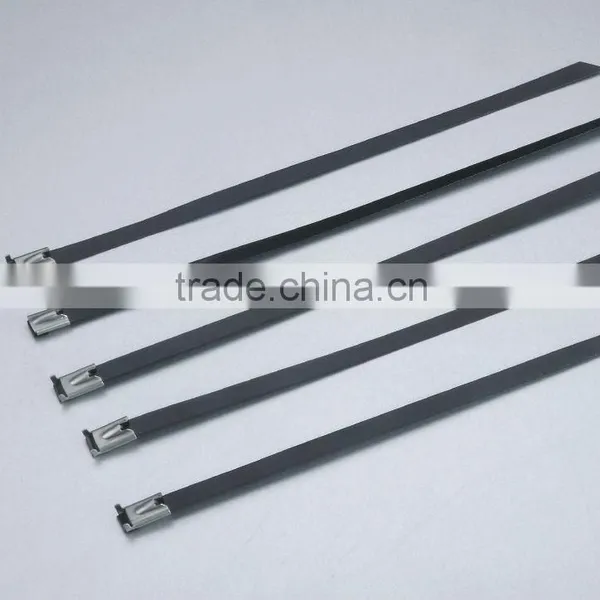 PVC Coated Stainless Steel Cable Tie(Ball Lock BZ-C Series) 4.6*250 photo-2