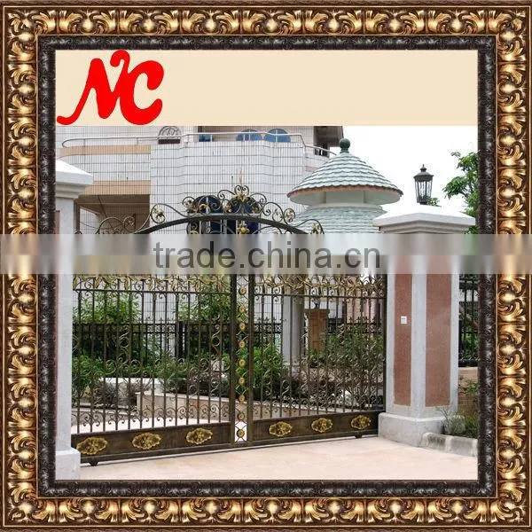 Modern Fashionable Wrought Iron House Gate Designs photo-6