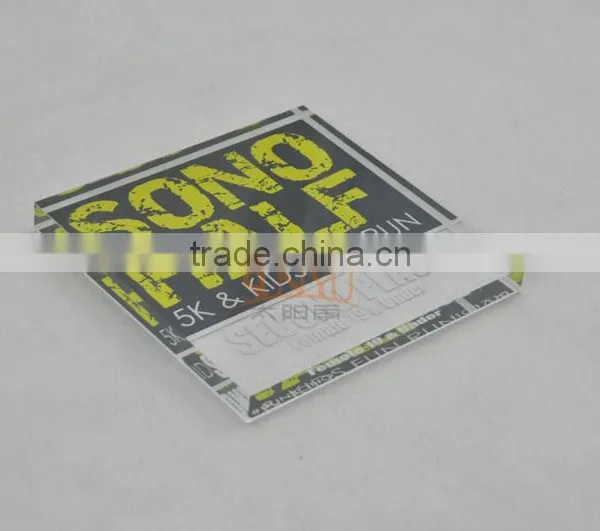 The First Place Honour Acrylic Award Plaque Back Printing photo-3