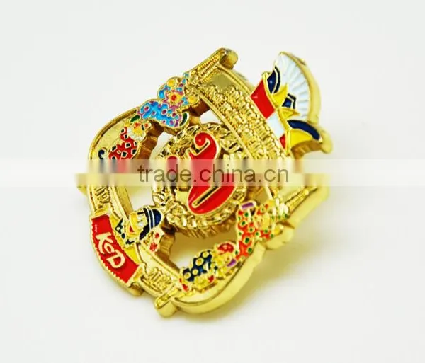 Best Quality Gold Metal Lapel Pin Back photo-4